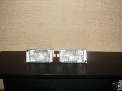 Audi coupe 90/80 quattro typ 85 turn signal lamps white l+r new set