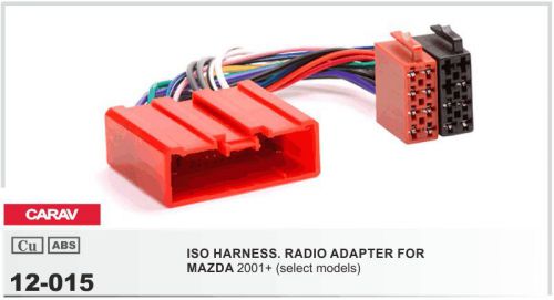 Carav 12-015 iso harness adapter for car audio mazda 2001+ (select models)