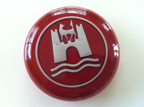 Ruby red vw volkswagen bug horn button 1960-1970