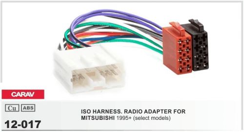 Carav 12-017 iso car radio connector for mitsubishi 1995+ (select models)