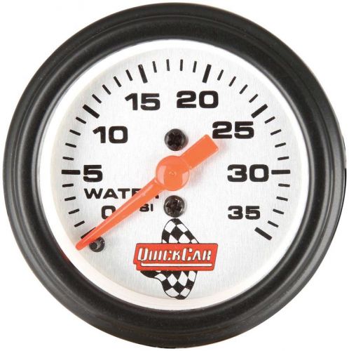 Quickcar racing products 611-6008 water pressure gauge 2in