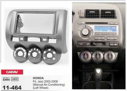 Carav 11-464 2-din car radio fascia dash installation kit frame honda jazz - fit