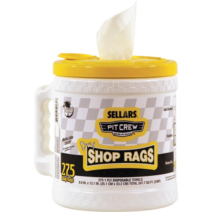 Sellars pit crew shop rags-275-count #20420