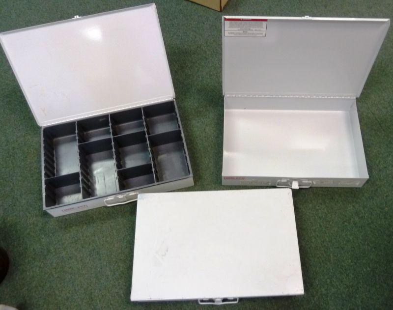 Weather guard 8930-3 white parts box w/ adjustable dividers, 3"x18"x12" durham