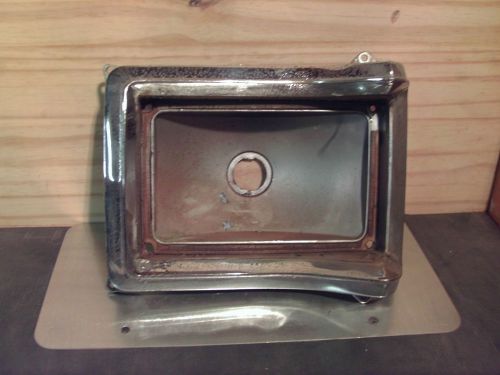 1966 plymouth satellite right taillamp housing - needs rechroming