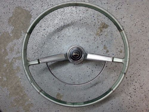 1964-1966 impala ss steering wheel  with horn bar and cap oem 1964 1965 1966 #3