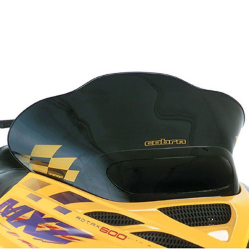Cobra windshield ski-doo zx chassis black w/yellow checks