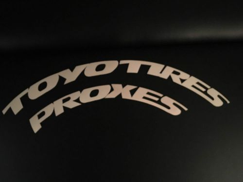 Tire letter toyo tires proxes 1inch white ( kit for 4wheels )