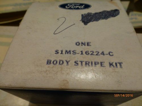 Ford nos shelby gt350 white side stripe kit s1ms-16224-c