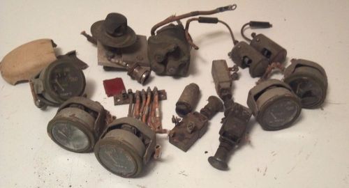 Old electrical parts; you get all in pic; ford model a model t
