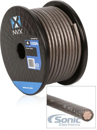 Nvx xw4gr100 100 ft. of gray envyflex 4-gauge power/ground wire cable