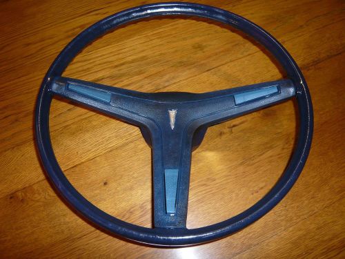 Blue steering wheel 69 70 pontiac gto ram air lemans catalina judge firebird t/a
