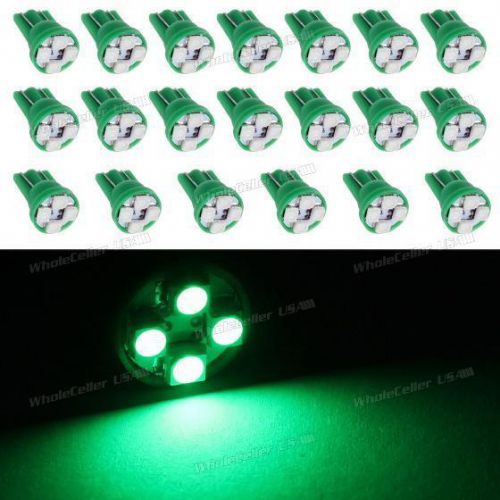 20x green 921 t10 3528-smd led light bulb ac climate controls lamps 12v