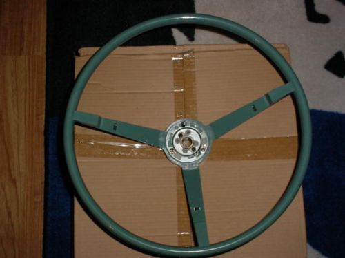 1966 ford mustang light blue standard steering wheel