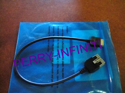Infiniti factory oem integration connector for ipod, ipad, iphone auxilary cable