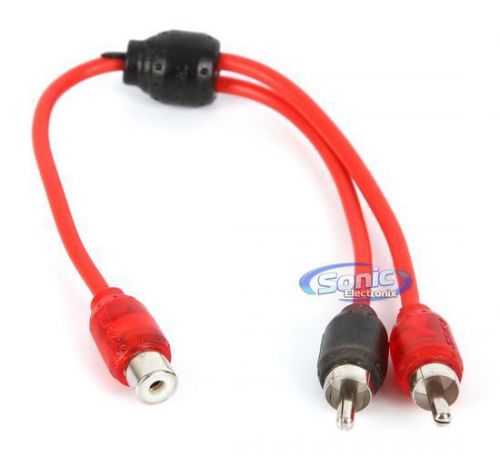 Tspec v6rcay1 1 ft. v6 series 1 female - 2 male rca y-adapter interconnect cable