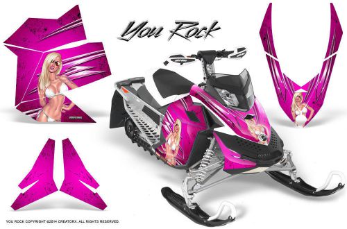 Ski-doo rev xp snowmobile sled creatorx graphics kit wrap decals yrp