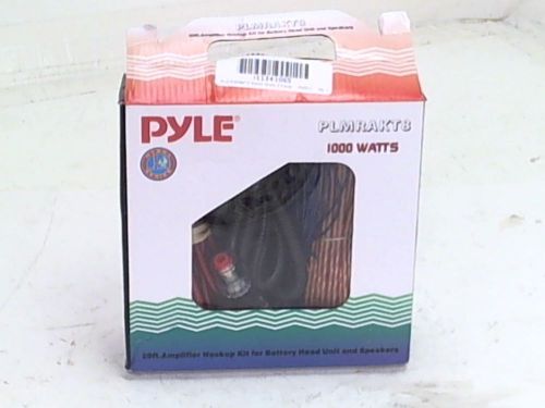 Pyle 1000 watts 20 ft amplifier wire hookup kit for battery head unit &amp; speakers