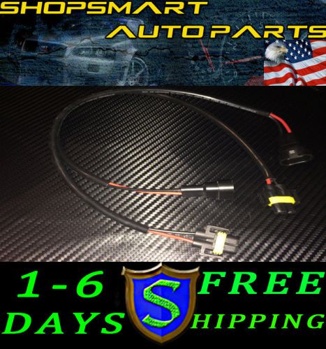 2 x 9006 to h11 pigtail connector wiring harness plug headlights conversion wire