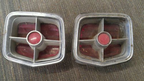 1963 plymouth belvedere savoy fury tail light lamp assembly - rh - lh.   pair