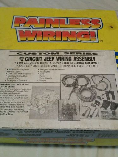 Painless performance 12-circuit jeep cj harness 10105  1974 and earlier nos