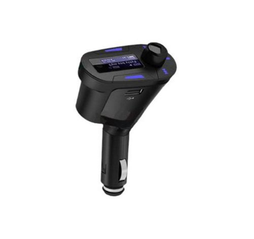 Blue display multi function fm transmitter with remote control &amp; car mp3 player