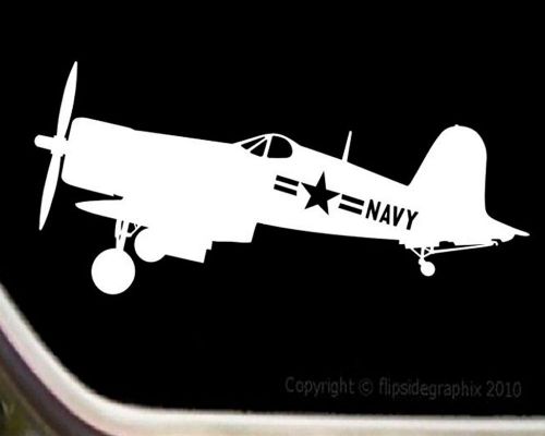 Ww11 f4u corsair navy fighter airplane pilot decal ska5