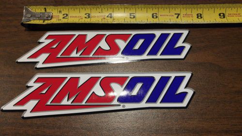Amsoil logo decal sticker official factory 7 inch 7&#034; two pack ships worldwide