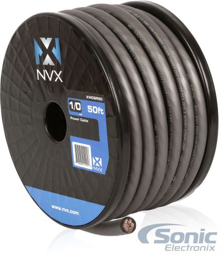 Nvx xw0gr50 50 ft. of gray envyflex 1/0-gauge power/ground wire cable
