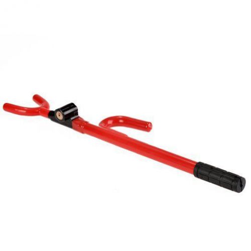 Steering wheel lock heavy duty anti-theft device extra secure - red new in box