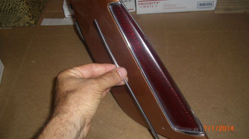 1970 cadillac eldorado tail light trim straight fluted edge end piece 1968 1969