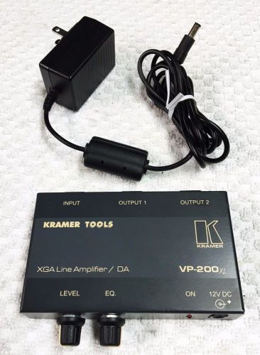 Kramer tools vp-200xl 1:2 line / distribution amplifier