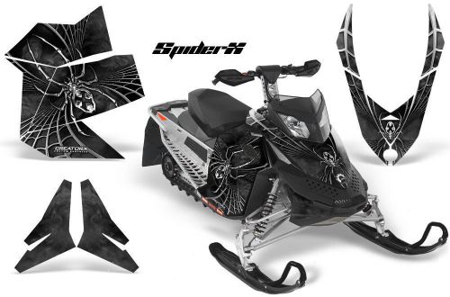 Ski-doo rev xp snowmobile sled creatorx graphics kit wrap decals spiderx sxs