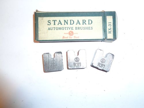 One set of 3 nos standard  generator brushes rx-31 fits many