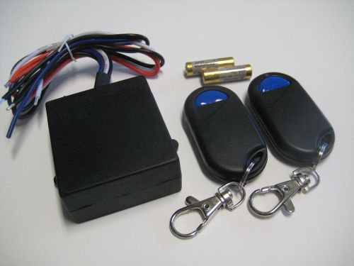 12v dc momentary contact switch with 2 x wireless fob remote control rm11