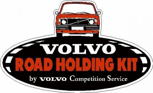 Volvo road holding kit decal sticker vintage volvo142 volvo144