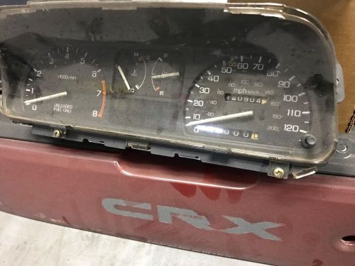 1988 honda civic crx instrument panel gauge cluster