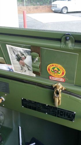 Willys cj-2a --- lexan photo and patch holder-shield