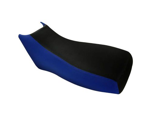 Yamaha breese blue sides black top stincel atv seat cover upc353