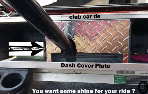 Club car ds golf cart diamond plate dash cover
