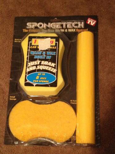Spongetech the ultimate one-step wash and wax system as seen on tv nip