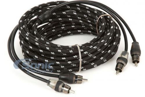 Rockford fosgate rfit-16 16.4 ft. 2-channel dual twist rca interconnect cable