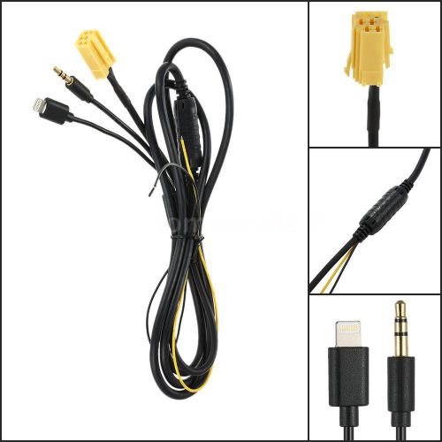 3.5 mm aux-in cable line audio adapter for fiat grande punto for iphone tm j5t2