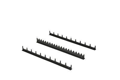 Ernst tool organizer rail screwdriver holder 20 screwdrivers abs plastic black