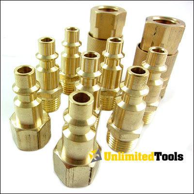 20 air quick coupler fittings 4 air tools compressor brass durable industrial hd