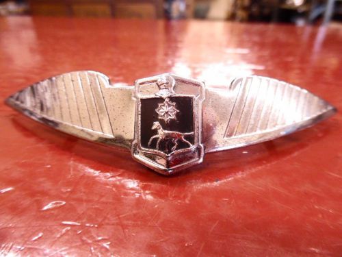 1940 cadillac lasalle  hood crest  emblem ornament badge fox co.