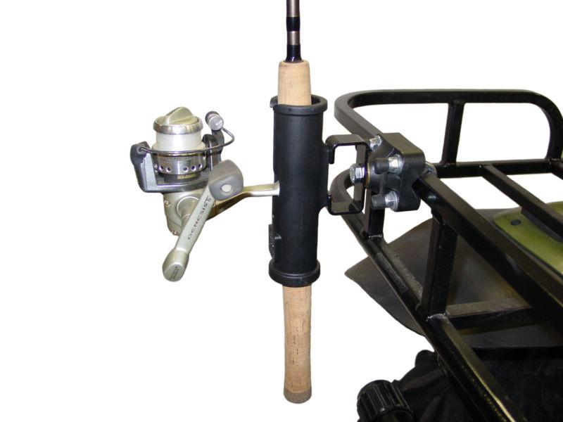 Cr1 - atv accessory: single fishing rod holder fits all brands of atvs 