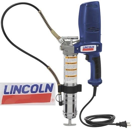 Lincoln powerluber grease gun corded power lube grease gun 120v 7500 psi #ac2440