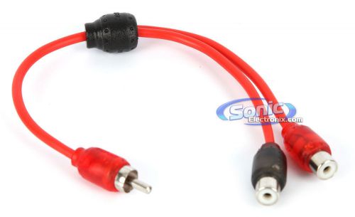 Tspec v6rcay2 1 ft. v6 series 1 male- 2 female rca y-adapter interconnect cable