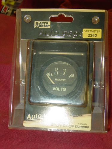 Auto meter 2362 voltmeter single gauge console